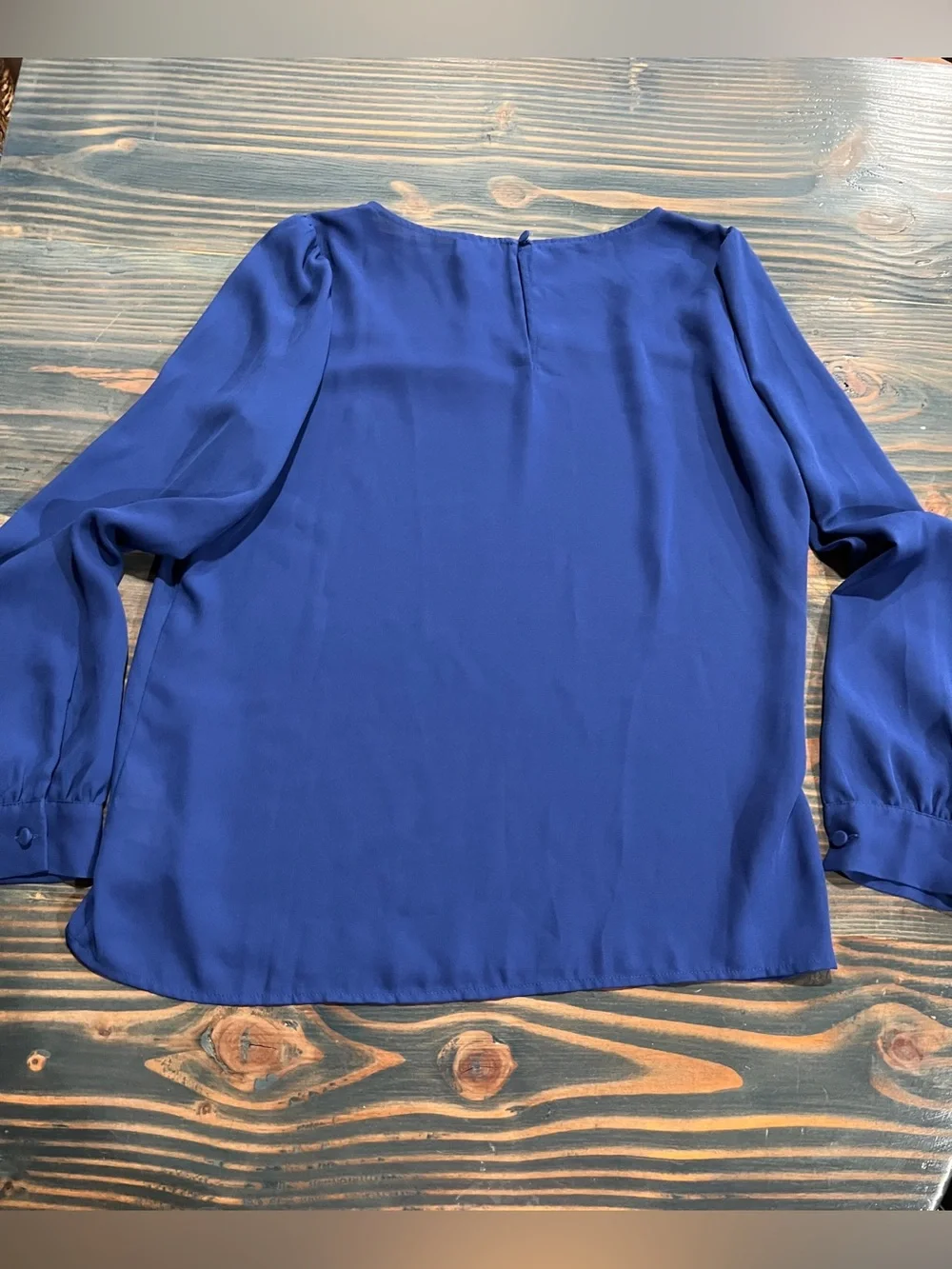 J. Crew Women's Cobalt Blue Long-Sleeve Blouse Size S - New without tag